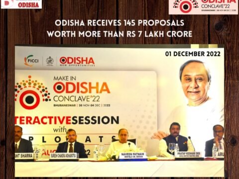 Odisha receives 145 proposals worth more than Rs 7 lakh crore