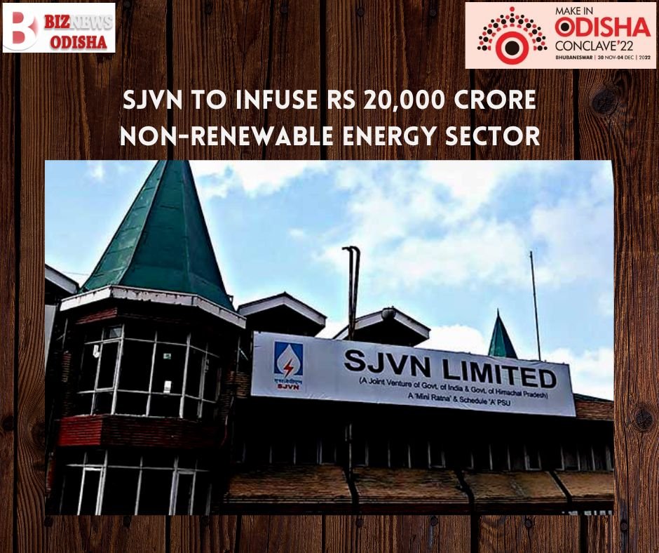 SJVN to infuse Rs 20,000 crore Non-Renewable Energy Sector